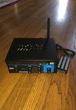 Pyle Desktop Wireless BT Audio Amplifier