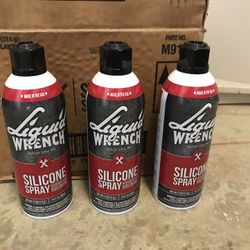New Liquid Wrench silicone spray (12 cans) 