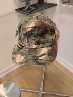 Vintage 90s Cabelas Gore-Tex Camo Snapback Hat - RealTree Pine Camouflage Cap