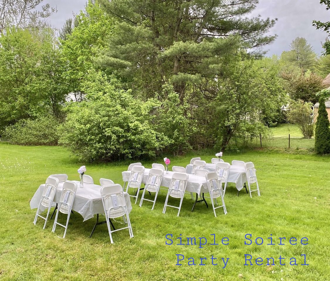 Table, Chair & Tents