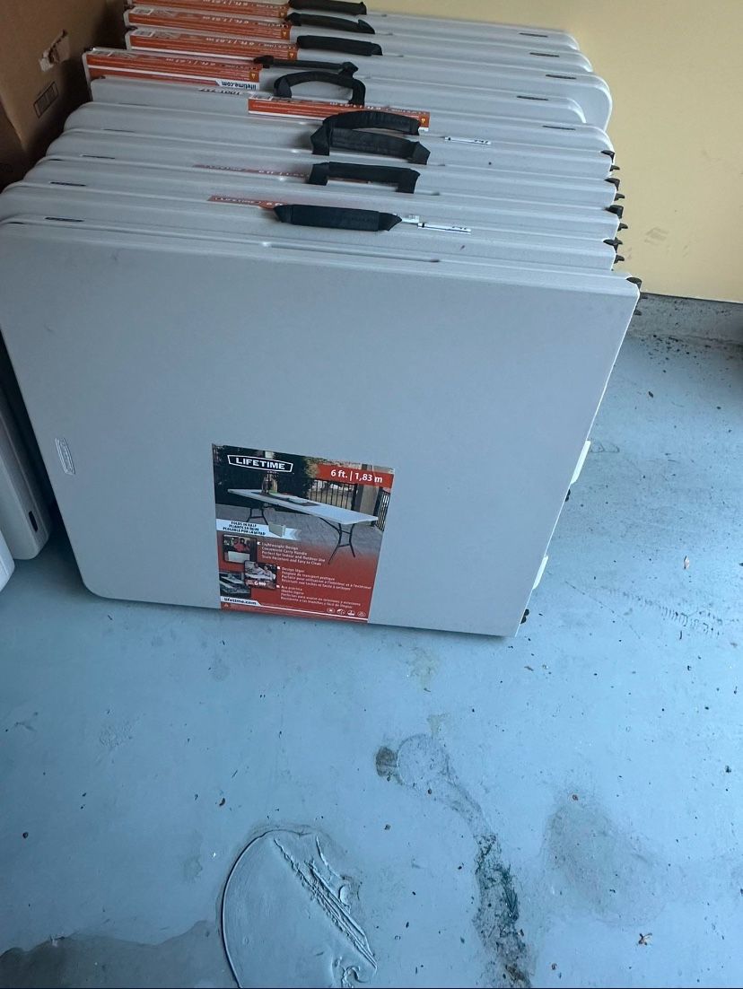 6ft Lifetime Tables Brand New