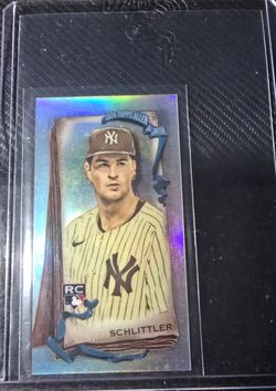 2026 Topps Allen & Ginter Chrome Mini Refractor #134 Cam Schlittler RC Yankees