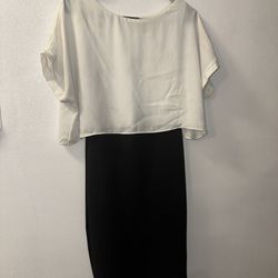 Black And White Dress M