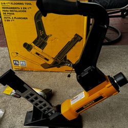 DEWALT Flooring Stapler, 2-in-1 Tool Hammer (DWFP12569)