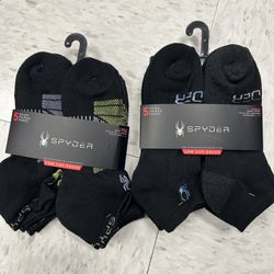 NWT Spyder Men’s Low Cut Socks 10 Pairs 