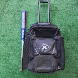 Baseball / Softball bag & Softball bat