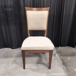 Stanley Furniture Cream Upholstered Wood Dining Chair