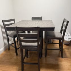Dinner Table Four Chair Set