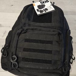 NEW ~ SOG 3 Pistol Range Heavy Duty Outdoor Backpack, Supports 3 Pistol Cases (Black, 1819466)