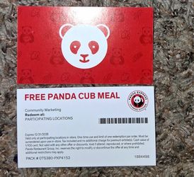 Panda Express Cupon