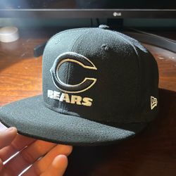 New Era Chicago Bears black on black Ajustable