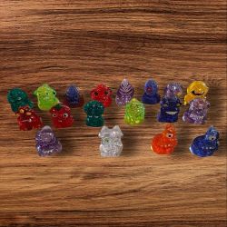 18 crazy bones gogos aliens ice & jelly monsters