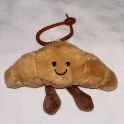 NEW Croissant Keychain Plush