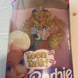 1991 Vintage Teen Talk Barbie 