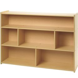 Children's Factory Value Line 3 Shelf Storage, 48" L x 36" H, Kids Bookshelf,