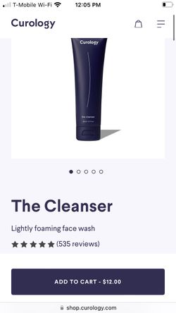 Curology outlet face wash