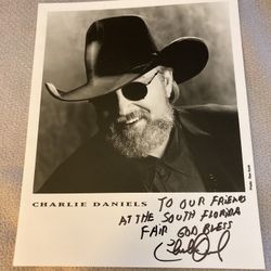 Charlie Daniels Autographed