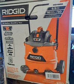 RIDGID HD1800B 16 Gal. 6.5-Peak HP NXT Wet/Dry Shop Vacuum, Fine