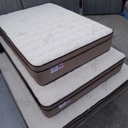 Organic cotton queen Size Mattress Pillow Top 12"