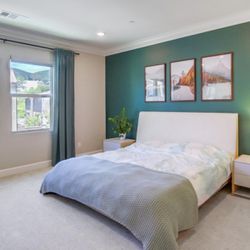 Luxury, high-end, modern main bedroom set