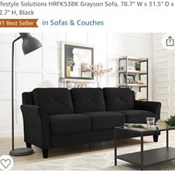 Black Sofa $250 
