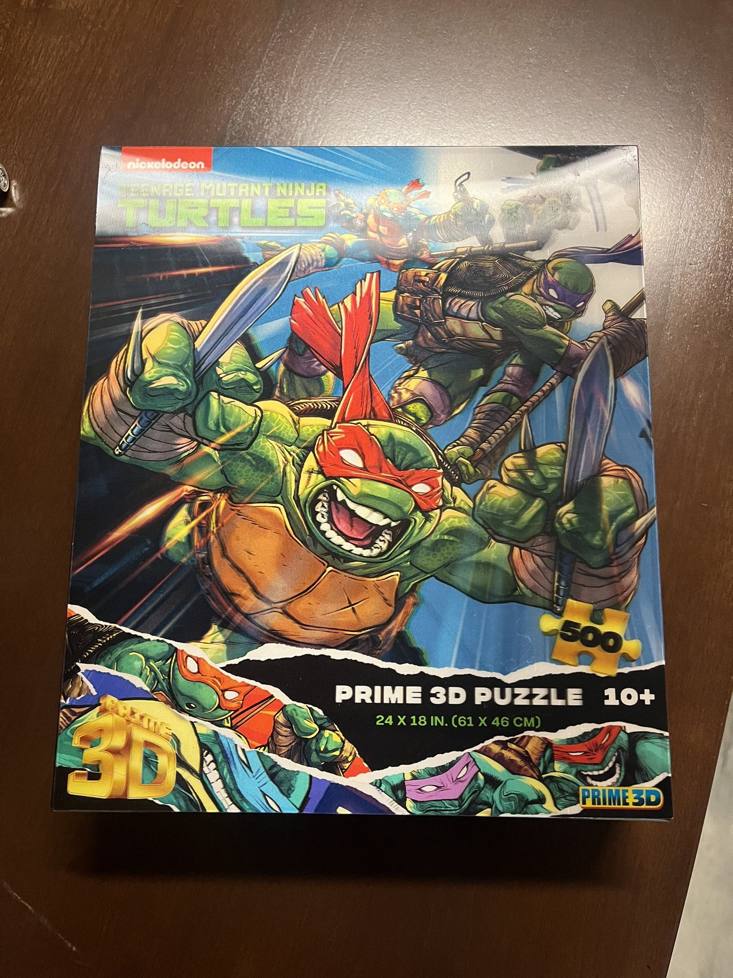 Teenage Mutant Ninja Turtles Prime 3D Puzzle 500 Pieces
