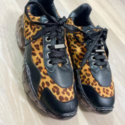Size 8 Animal Print Jelly Shoes