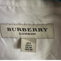 Like New Burberry Silk Blouse Long 