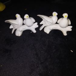 Pair Of Doves On A Branch