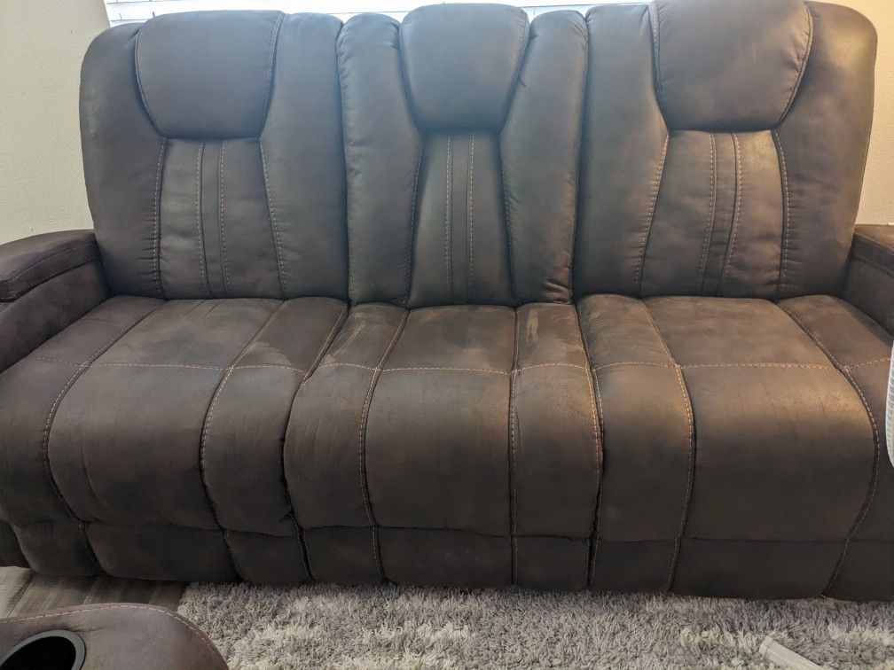 Jamestown Expresso Reclining Sofa And Loveseat for Sale in Los Angeles CA OfferUp