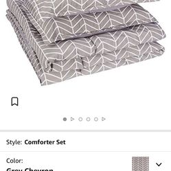 Pink Chevron Comforter Set 