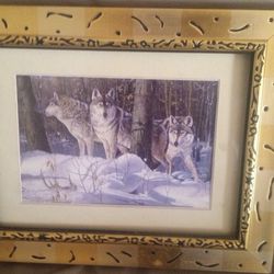 Wolves Frame Good Condition $8.00