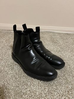 Men’s H&M Faux Leather Chelsea Boots - Size 10