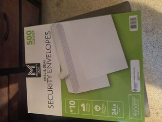 #10 Security Peel and Seal envelopes