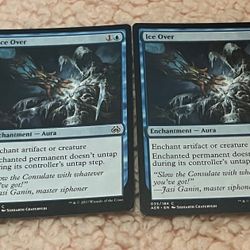 2x Ice Over, Aether Revolt , #35 MTG