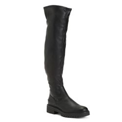 High shaft boots over the knee slim boots booties winter shoes combat boots shoe