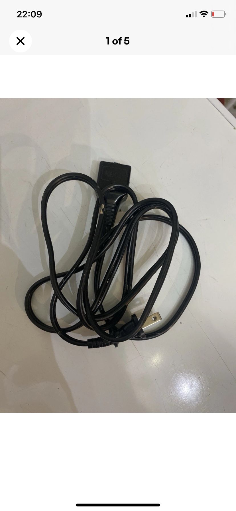 TIGER electric kettle power cord black PFS-B220