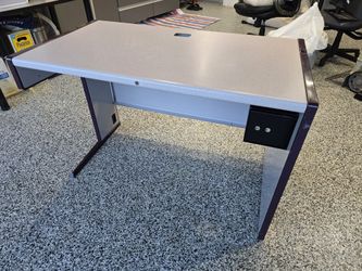 Metal SteelCase Desk (Heavy Duty) - Measurements In Pictures