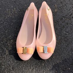 Pink Silicone Beryl Flats