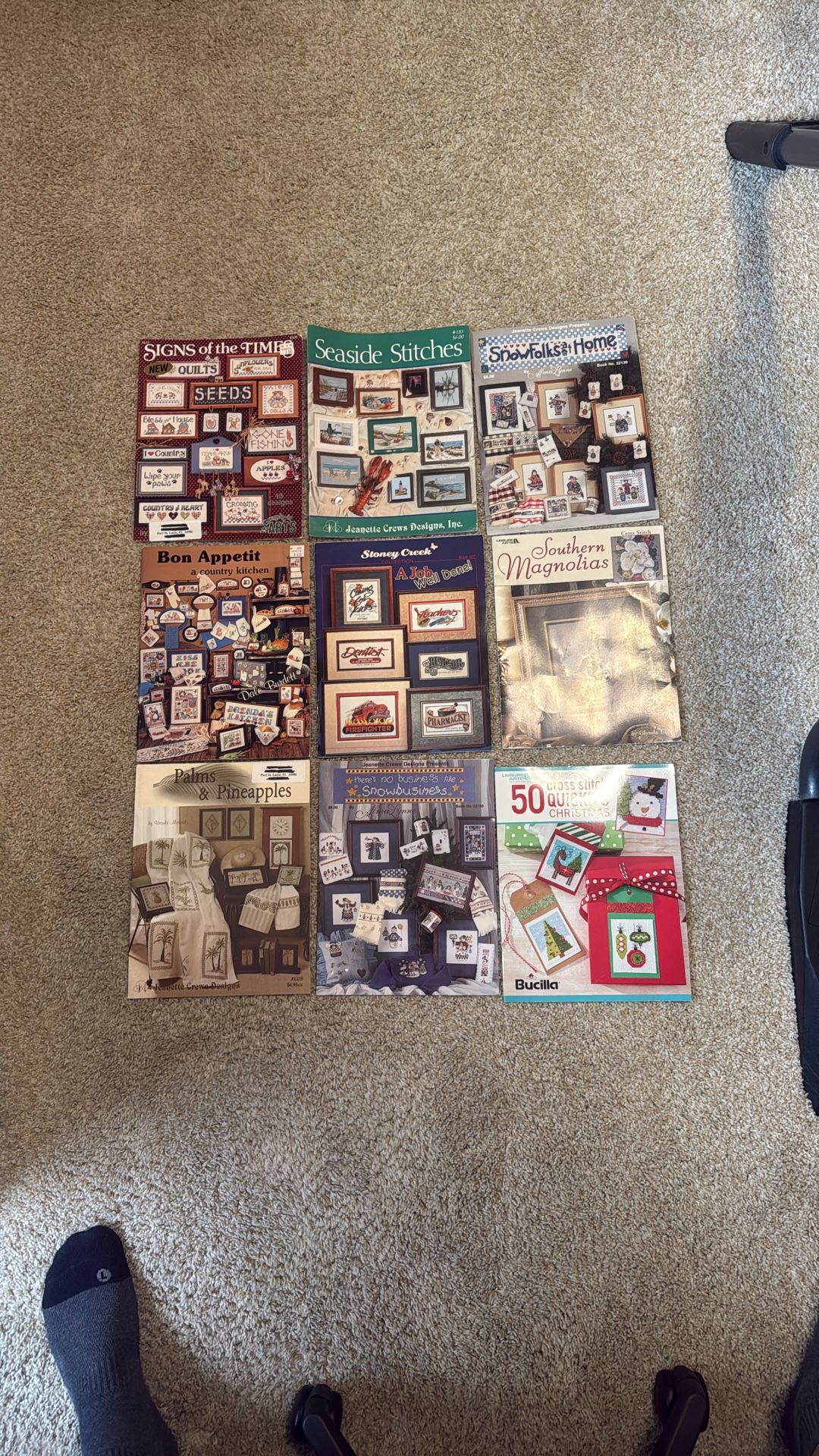 Cross Stitch Magazines/ Brochures (9)