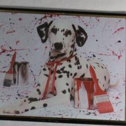DALMATIAN PUPPY WALL ART 
