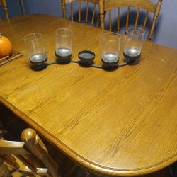 Large Cast Iron Candle Holder 