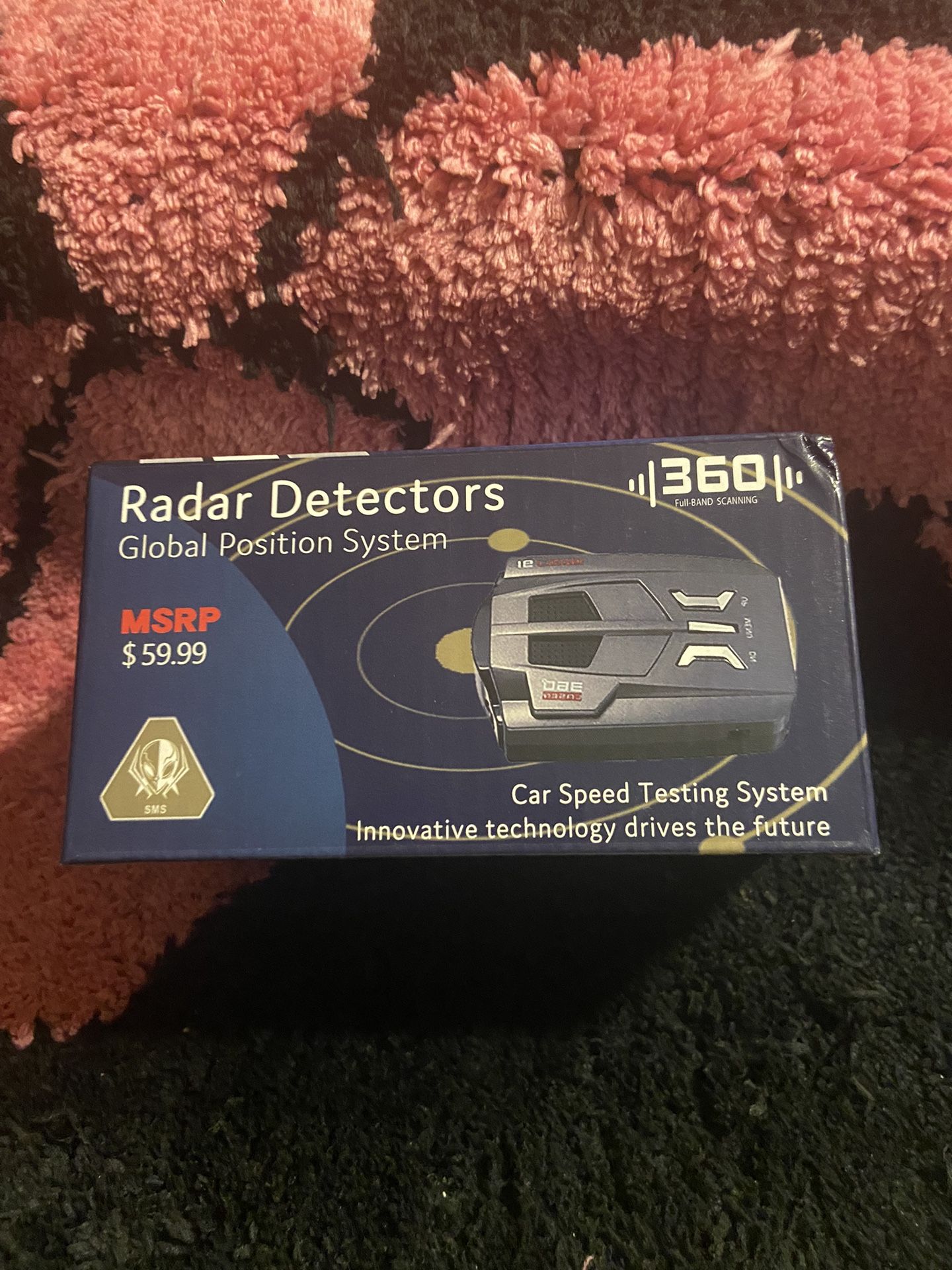 Brand New In Box. KF Premium V9 16-Band 360° Car Trucker Laser Radar Detector with Speed & Voice Alert Warning System for Anti-Speed Trap, Red-Light C