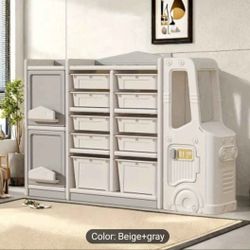 Brand New In Box trofast storage truck with 10 bins and 2 storage drawers