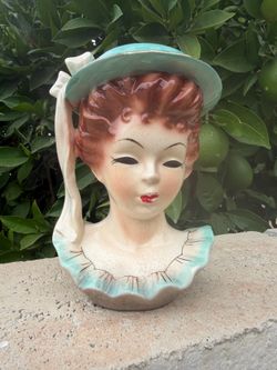 Vintage Enesco head vase Japan