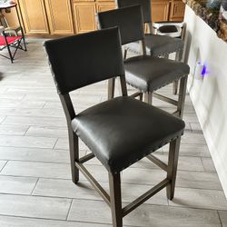 3 Barstools (24” to Seat, 39” Total Height)