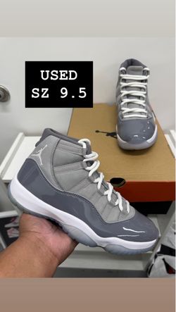 USED Air Jordan 11 cool grey SZ 9.5