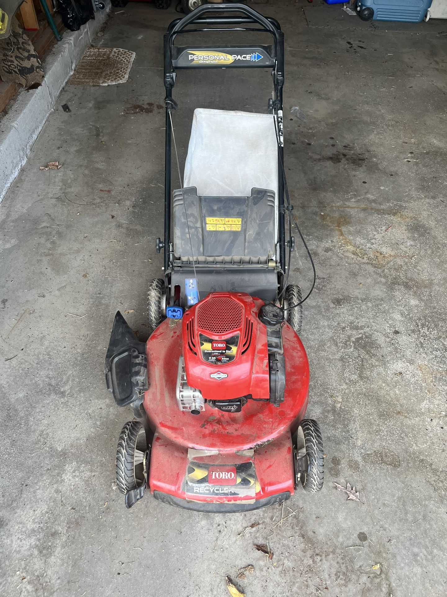 Toro push mower self propelled mower