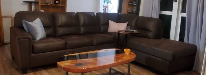 Sectional sofa (queen bed)