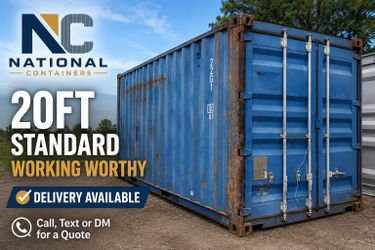 20FT Shipping Container - Working Worthy Storage Container - Dallas TX